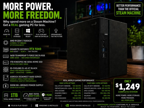 Compact 7500x3d 16gb - x, 7500x3d/16gb